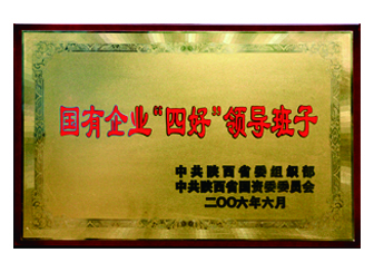 2006年獲“國有企業(yè)四好領(lǐng)導(dǎo)班子”榮譽(yù)稱號(hào)